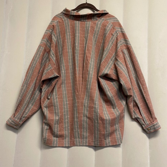 Vintage Issey Miyake Women's Top Medium Funnel Neck Lagenlook 80s 90s Designer - Picture 6 of 12